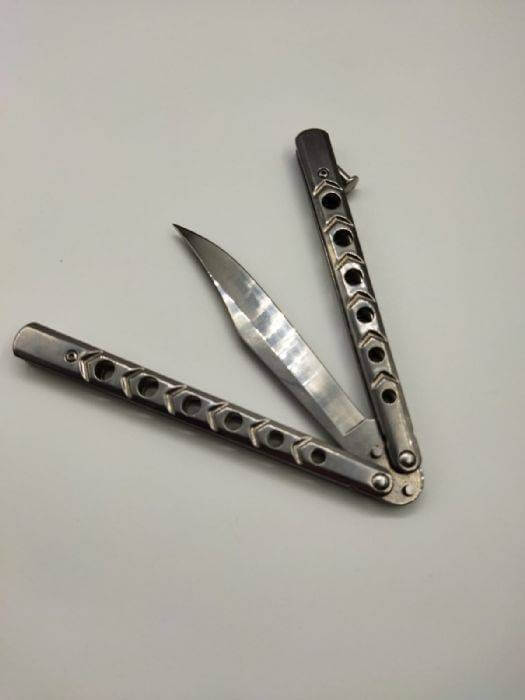 סכין פרפר SILVER
