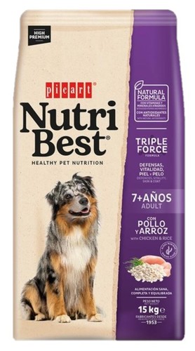 נוטריבסט לכלב סניור עוף 15 ק