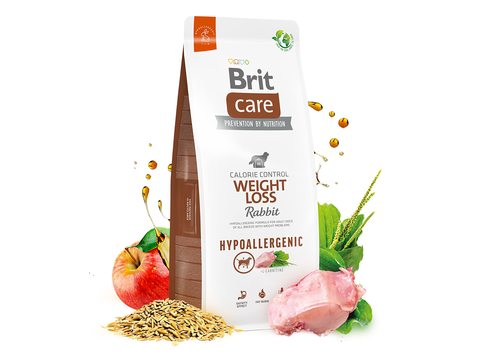 בריט קר ארנבת לייט מזון לכלב Brit Care במשקל 3 ק