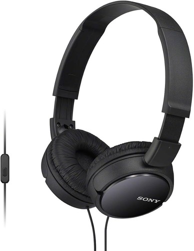 אוזניות SONY MDR-ZX110AP עם מיקרופון - שחור