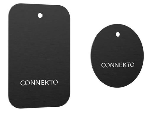 סט לוחיות מתכת 2יח - מותאם למי שיש מעמד מגנטי לרכב