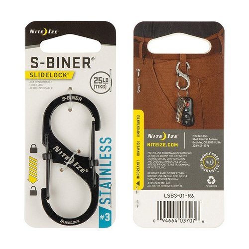 קרבינר S-Biner SlideLock נירוסטה #3 Nite Ize