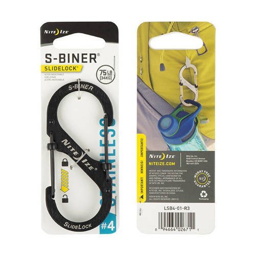 קרבינר S-Biner SlideLock נירוסטה #4 Nite Ize