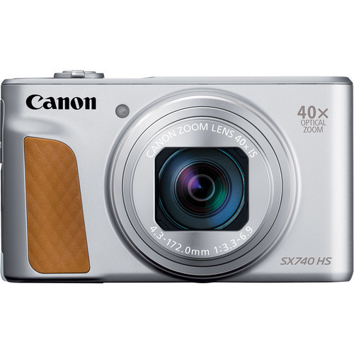מצלמה קומפקטית Canon PowerShot SX740 HS צבע כסוף