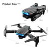 רחפן נטען Pocket Drone עם מצלמת WIFI, זרועות מתקפלות ושלט רחוק (שחור או לבן)