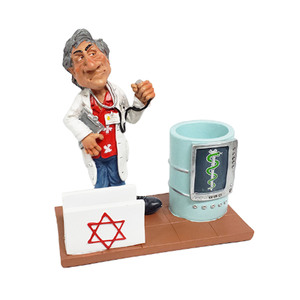 מעמד שולחני קריקטורה - רופא