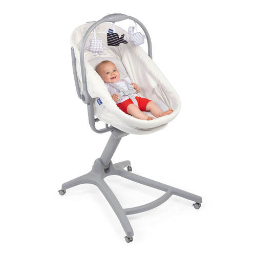 עריסה משולבת עם טרפולינה וכיסא האכלה 1ב4
