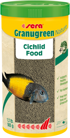 סרה גרנו גרין לציקלידים 565 גרם  Sera Granugreen