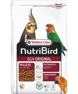 נוטרי בירד כופתיות אוריגינל תוכי בינוני Nutri Bird G14 במשקל 1 ק"ג