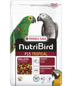 נוטרי בירד כופתיות טרופיקל תוכי גדול Nutri Bird P15 במשקל 1 ק"ג