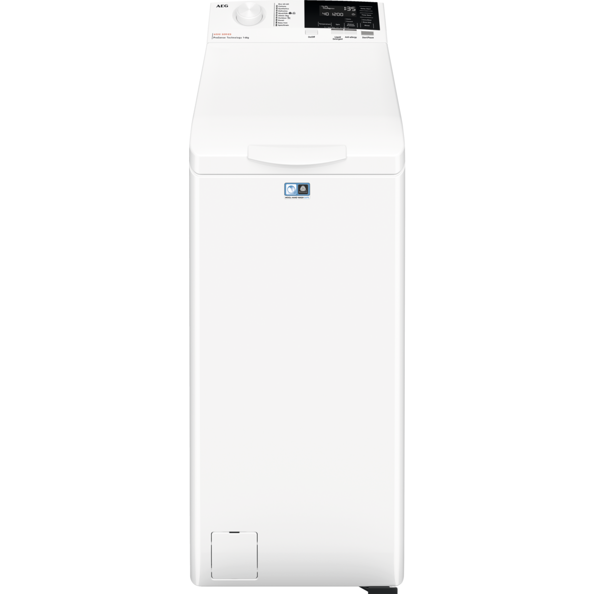 מכונת כביסה פתח עליון 7 ק"ג דגם AEG LTX6G7211AM א.א.ג.