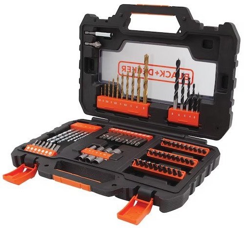 מארז אביזרים 76 חלקים למברגה/מקדחה Black+Decker A7231-XJ
