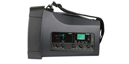 רמקול נייד נטען קל משקל 60W עם מיקרופון מדונה מסדרת 5.8GHz, כולל נגן BT,USB ורצועת נשיאה