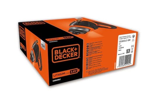 מברג חשמלי נטען Black+Decker CS3653LC 3.6V