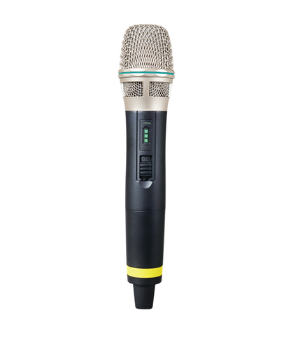רמקול נייד נטען קל משקל 60W עם 2 מיקרופונים ידניים מסדרת 5.8GHz, כולל נגן BT,USB ורצועת נשיאה