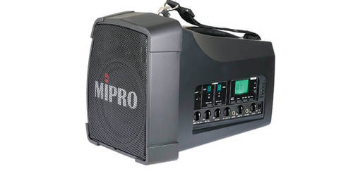 רמקול נייד נטען קל משקל 60W עם 2 מיקרופונים מדונה מסדרת 5.8GHz, כולל נגן BT,USB ורצועת נשיאה