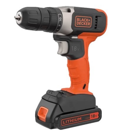 מקדחה אלחוטית Black+Decker BCD001C1-QW 18V