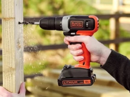 מקדחה אלחוטית Black+Decker BCD001C1-QW 18V