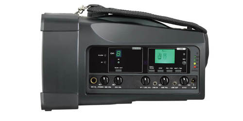 רמקול נייד נטען קל משקל 50W ללא מיקרופונים מסדרת 5.8GHz, כולל נגן BT,USB ורצועת נשיאה