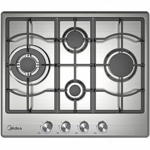 כיריים גז 4 להבות Midea מידאה 60SM097 6732 נירוסטה