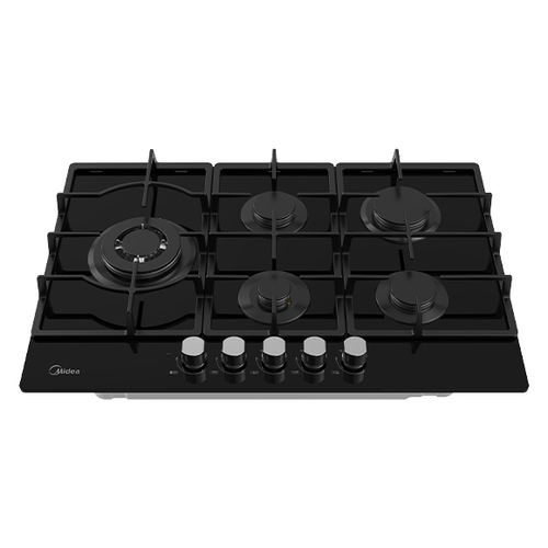 ‎ כיריים גז זכוכית שחורה - 5 מבערים Midea מידאה 75GP095 קטלוגי 6752