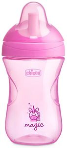 כוס שתיה עם פיה לא נוזלת לגיל 12 חודשים ומעלה - ורוד חד קרן