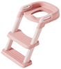 ישבנון לפעוט עם מונע החלקה, 2 מדרגות וידיות אחיזה - ורוד