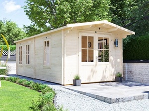 מחסן עץ פרימיום Avon 3X6 עובי 45  DunsterHouse