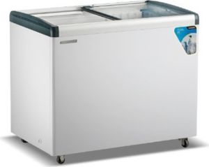 מקפיא/מקרר שוכב תעשייתי + מכסה זכוכית זק"ש Sachs DL-530G