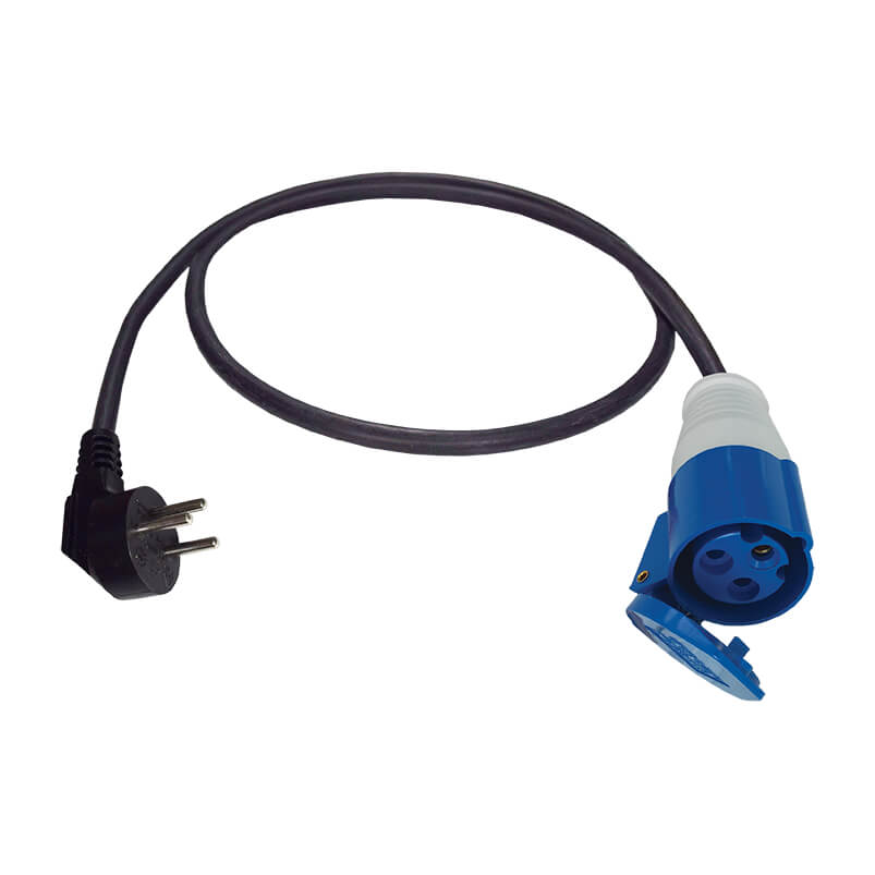 כבל מתאם שקע סקון 3*16 לתקע ישראלי Wise electric