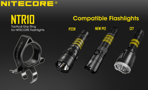 מתאם נשיאה טקטי לפנסים  NITECORE - NTR10 