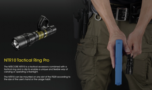 מתאם נשיאה טקטי לפנסים  NITECORE - NTR10 