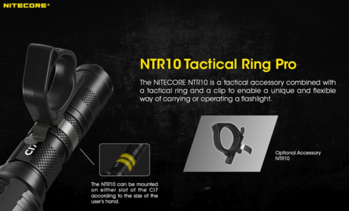 מתאם נשיאה טקטי לפנסים  NITECORE - NTR10 