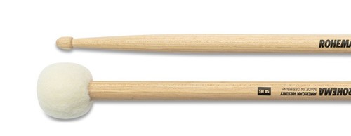 מקלות תופים 5AMS קומבו 61331 | American Hickory, lacquered, acorn tip and soft head | מבית ROHEMA (GERMANY)