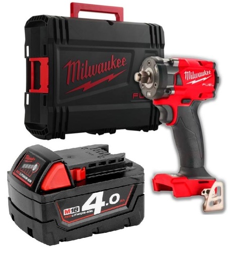 מפתח רטיטה 1/2 339 ניוטון FUEL כולל סוללה 4AH (ללא מטען) מבית milwaukee