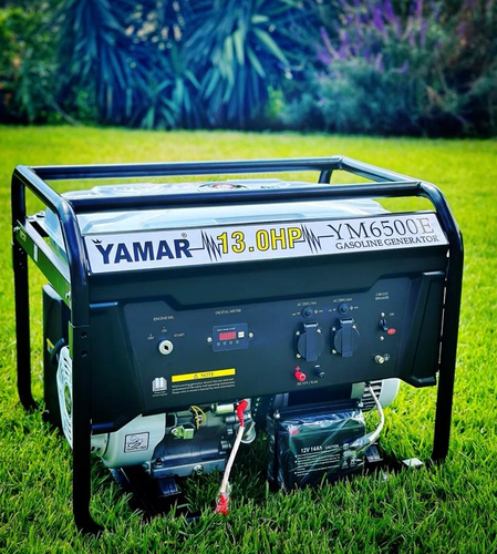 גנרטור - בנזין מקצועי כולל מייצב מתח YAMAR YM6500E 5500W, גנרטור, ביתי, מושתק, חשמלי, ביתי שקט, חירום לבית, שקט, בנזין