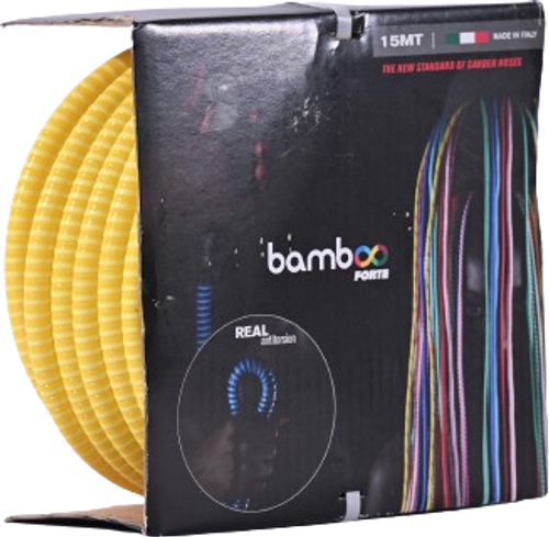 צינור גן 1/2 מ״מ, 15 מטר אורך כחול איטלקי דגם BAMBOO FORTE