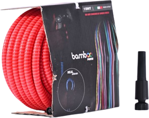 צינור גן 1/2 מ״מ, 15 מטר אורך איטלקי דגם BAMBOO FORTE - אדום