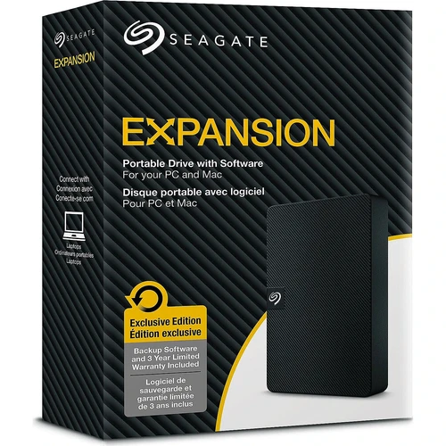 ‏כונן קשיח ‏חיצוני Seagate Expansion Portable STKM1000400 1000GB יבואן רשמי - נפח 1TB
