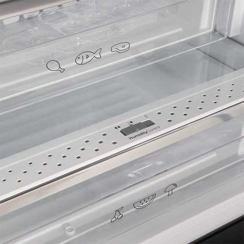 מקרר פוגיקום FJ-NF493GBE שחור ציפוי זכוכית בילד אין NF