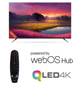 טלוויזיה LED פוגיקום 75″ SMART 4K QLED TV