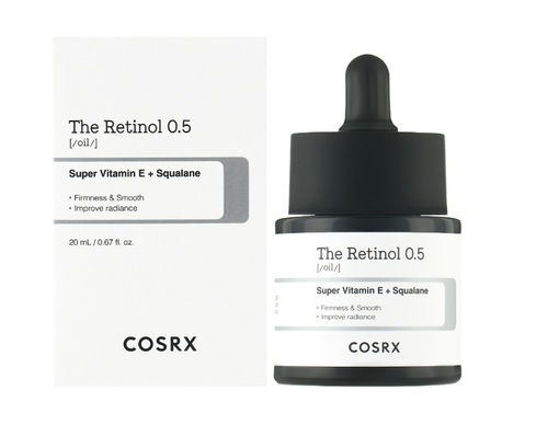 שמן פנים 0,5% עם רטינול Cosrx The Retinol 0.5 Super Vitamin E + Squalane 20ml