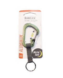 קרבינר #3 SLIDELOCK KEYRING NITELIZE - אלומיניום - ALUMINUM