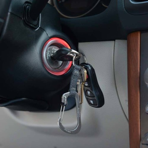 קרבינר #3 SLIDELOCK KEYRING NITELIZE - נירוסטה - STAINLESS