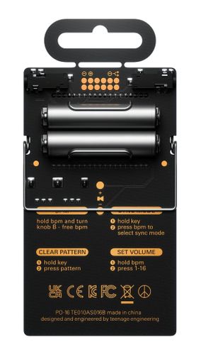 זוית נוספת Teenage Engineering PO-16 Factory Pocket Operator 