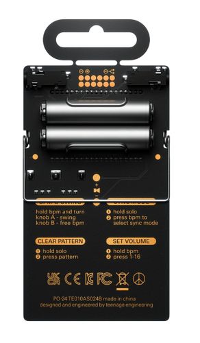 זוית נוספת Teenage Engineering PO-24 Office Pocket Operator  