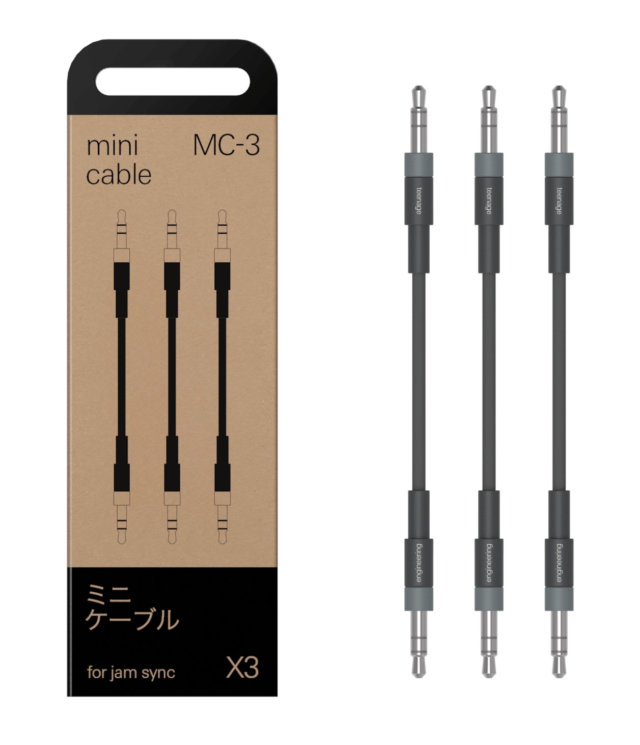 Teenage Engineering MC-3 mini sync cables 95 mm