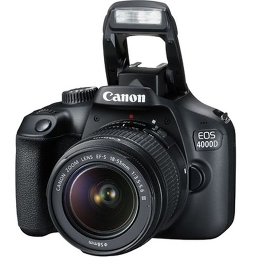 מצלמה Dslr (ריפלקס) קנון Canon Eos 4000d + 18-55 + 75-300 - קיט קנון ישראל יבואן רשמי