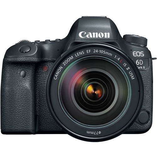 מצלמה דיגיטלית מקצועית קנון Canon EOS 6D Mark II DSLR Camera with 24-105mm f/4L II