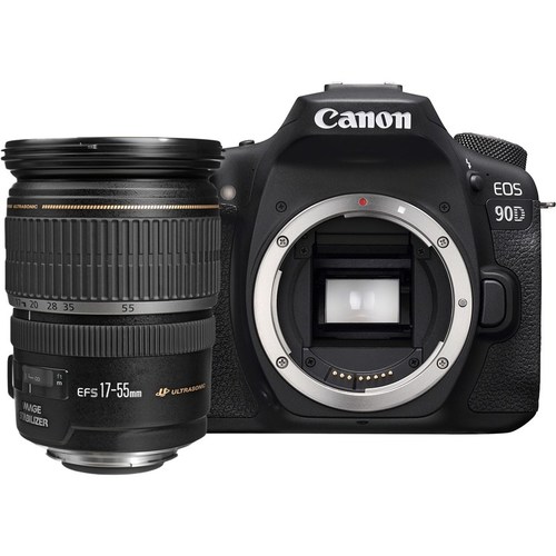 מצלמה Dslr (רפלקס) קנון Canon 90D +Canon EF-S 17-55mm f/2.8 IS USM - קיט